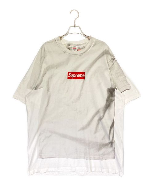 SUPREME（シュプリーム）SUPREME (シュプリーム) MM6 Maison Margiela (エムエムシックス メゾンマルジェラ) Box Logo Tee ホワイト サイズ:XLの古着・服飾アイテム