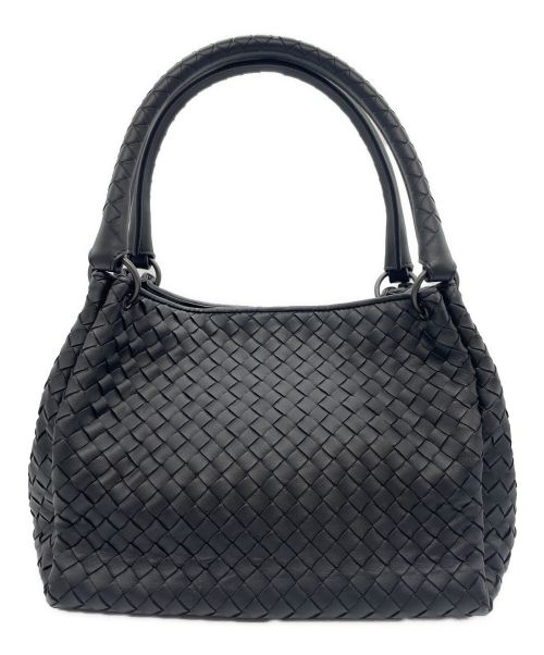 BOTTEGA VENETA（ボッテガベネタ）BOTTEGA VENETA (ボッテガベネタ) ナッパパラシュート トートバッグ ブラックの古着・服飾アイテム