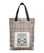 LOEWEロエベ）の古着「ショッパー トートバッグ」｜ベージュ×ブラック