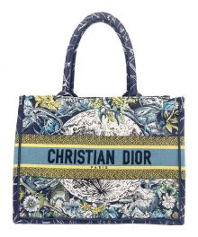 Christian Dior（クリスチャン ディオール）の古着「ブックトートミディアム」｜ネイビー