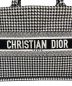 中古・古着 Christian Dior (クリスチャン ディオール) ブックトートミディアム ブラック×ホワイト サイズ:M（ミディアム）：250000円