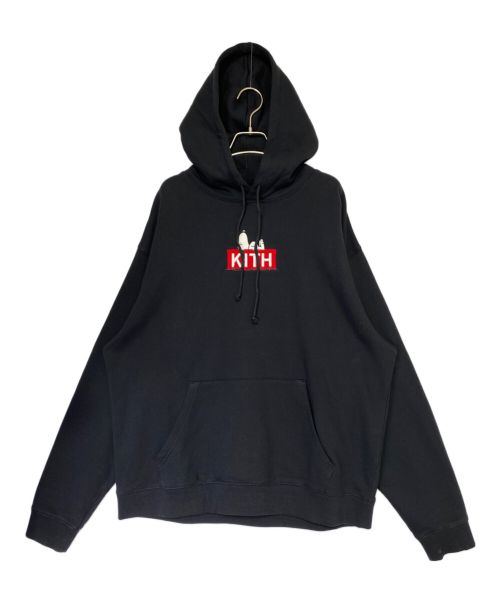 KITH（キス）KITH (キス) PEANUTS (ピーナッツ) Doghouse Williams Hoodie ブラック サイズ:XLの古着・服飾アイテム