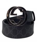 GUCCIグッチ）の古着「Interlocking G Buckle GG Belt（インターロッキングG バックルGGベルト）」