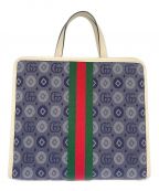 GUCCIグッチ）の古着「ダブルG トートバッグ」｜インディゴ