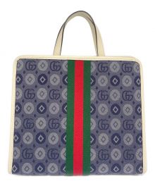 GUCCI（グッチ）の古着「ダブルG トートバッグ」｜インディゴ