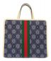 GUCCI (グッチ) ダブルG トートバッグ インディゴ：70000円