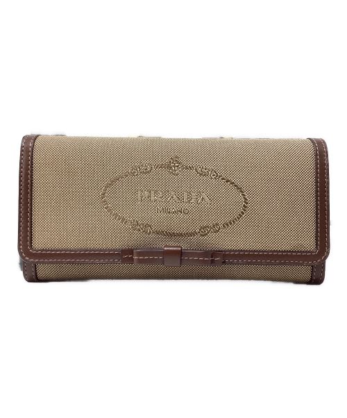 PRADA（プラダ）PRADA (プラダ) Saffiano metal wallet（サフィアーノメタルウォレット） カーキ サイズ:-の古着・服飾アイテム