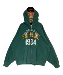 SUPREME×MM6 Maison Margiela（シュプリーム×エムエムシックス メゾンマルジェラ）の古着「Zip Up Hooded Sweatshirt」｜グリーン