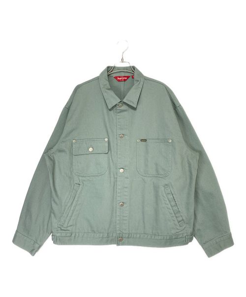 SUPREME（シュプリーム）SUPREME (シュプリーム) Denim Chore Trucker Jacket グリーン サイズ:XLの古着・服飾アイテム