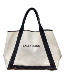 BALENCIAGA（バレンシアガ）の古着「Canvas Tote Bag（キャンバストートバッグ）」｜アイボリー×ブラック