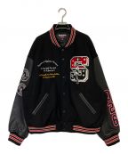 SUPREME×Hysteric Glamourシュプリーム×ヒステリックグラマー）の古着「Varsity Jacket（バーシティジャケット）」｜ブラック