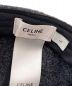 中古・古着 CELINE (セリーヌ) ウールベースボールキャップ グレー サイズ:L：40000円