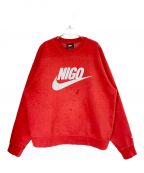 NIKE×NIGOナイキ×ニゴ―）の古着「NIGO CREW FLC」｜レッド