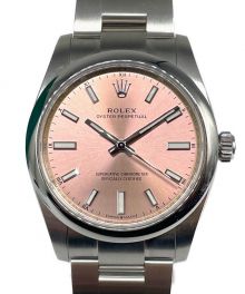 ROLEX（ロレックス）の古着「オイスターパーペチュアル Ref.124200」｜ピンク