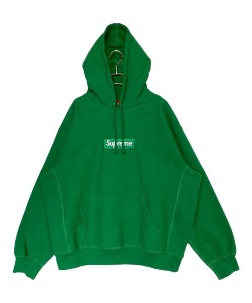 SUPREME（シュプリーム）SUPREME (シュプリーム) Box Logo Hooded Sweatshirt グリーン サイズ:XLの古着・服飾アイテム