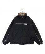 SUPREME×Lochcarronシュプリーム×ロキャロン）の古着「Reversible Puffer Jacket」｜ブラック×チェック