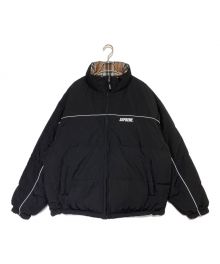 SUPREME×Lochcarron（シュプリーム×ロキャロン）の古着「Reversible Puffer Jacket」｜ブラック×チェック