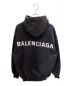 BALENCIAGA (バレンシアガ) バックロゴフーディー ブラック サイズ:XS：60000円