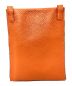 HERMES (エルメス) Leather Square Shoulder Pouch（レザースクエアショルダーポーチ） オレンジ サイズ:-：100000円