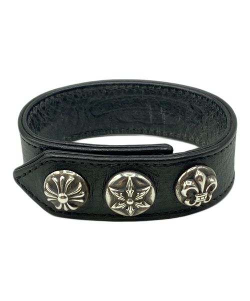 CHROME HEARTS（クロムハーツ）CHROME HEARTS (クロムハーツ) 3ボタン2スナップブレスレット マルチボタン ブラック サイズ:-の古着・服飾アイテム