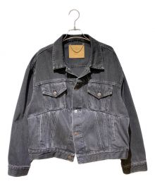 BALENCIAGA（バレンシアガ）の古着「SWING DENIM JACKET（スウィングデニムジャケット）」｜ブラック