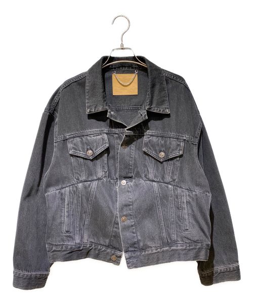 BALENCIAGA（バレンシアガ）BALENCIAGA (バレンシアガ) SWING DENIM JACKET（スウィングデニムジャケット） ブラック サイズ:36の古着・服飾アイテム