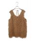 CLANE (クラネ) W FACE CROSS FRINGE TOPS - BEIGE ベージュ サイズ:1：17800円