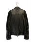 DOLCE & GABBANA (ドルチェ＆ガッバーナ) Plain Leather Biker Jackets ブラック サイズ:46：69800円