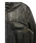 中古・古着 DOLCE & GABBANA (ドルチェ＆ガッバーナ) Plain Leather Biker Jackets ブラック サイズ:46：69800円