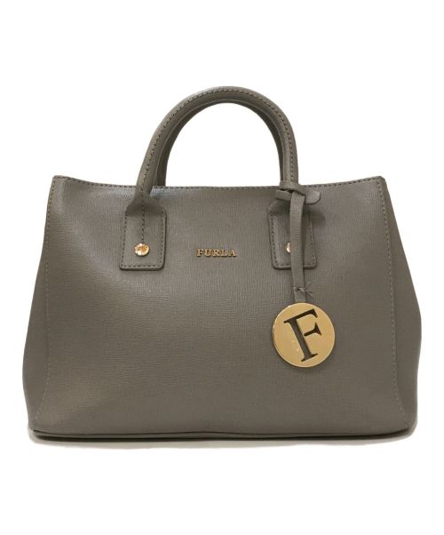 FURLA（フルラ）FURLA (フルラ) リンダ ミニ 2WAYバッグ グレーの古着・服飾アイテム