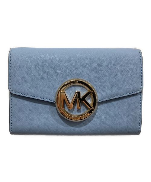 MICHAEL KORS（マイケルコース）MICHAEL KORS (マイケルコース) チェーンショルダーバッグ スカイブルーの古着・服飾アイテム