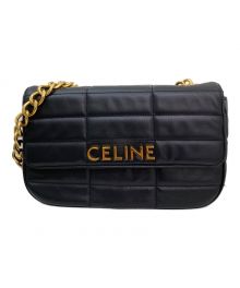 CELINE（セリーヌ）の古着「マトラッセモノクローム」｜ブラック