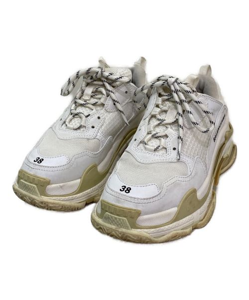 BALENCIAGA（バレンシアガ）BALENCIAGA (バレンシアガ) Triple s ホワイト サイズ:38の古着・服飾アイテム