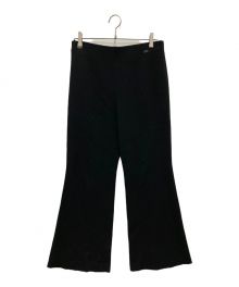 FOXEY（フォクシー）の古着「ニットパンツ/RELAX PANTS（リラックスパンツ）」｜ブラック