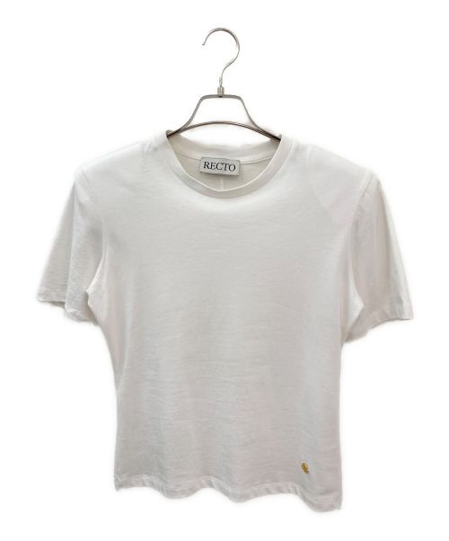 RECTO（レクト）RECTO (レクト) RC PAD DETAIL COTTON Tシャツ ホワイト サイズ:Freeの古着・服飾アイテム