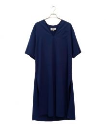 MM6 Maison Margiela（エムエムシックス メゾンマルジェラ）の古着「OVERSIZE DRESS WITH POCKETS」｜ネイビー