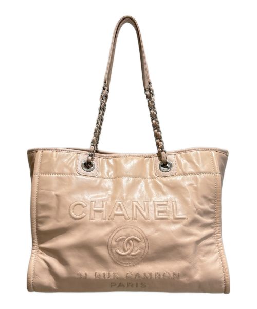 CHANEL（シャネル）CHANEL (シャネル) ドーヴィルMM ピンク サイズ:MMの古着・服飾アイテム