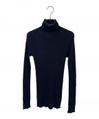 UNION LAUNCHユニオンランチ）の古着「silk honeycomb turtle neck」｜ブラック