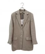 MaxMaraマックスマーラ）の古着「SAND LINEN ADELCHI BLAZER」｜ベージュ