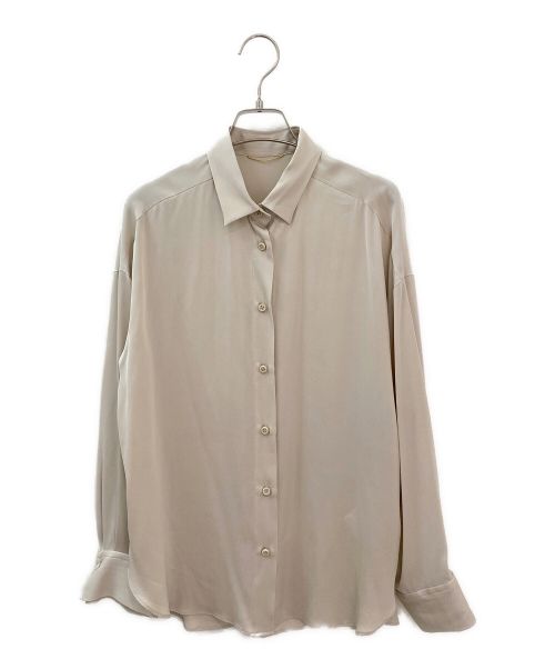 L'appartement（アパルトモン）L'appartement (アパルトモン) Washable Silk Shirt ナチュラル サイズ:FREEの古着・服飾アイテム