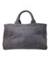 PRADA (プラダ) 2WAY Denim Tote Bag（２WAYデニムトートバッグ） グレー：70000円