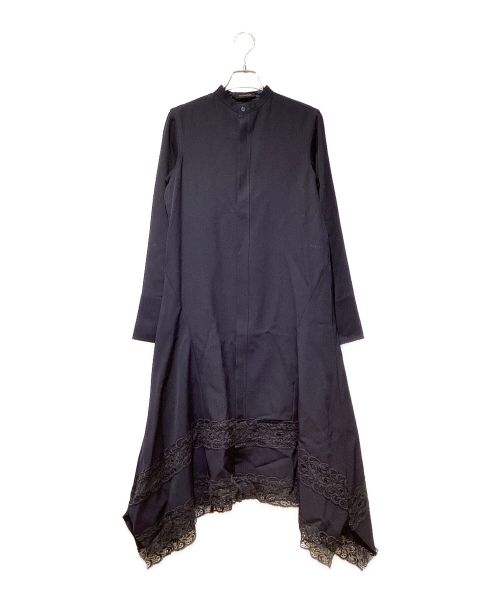 Y's（ワイズ）Y's (ワイズ) TAKESHI KOSAKA (タケシ コサカ) Lace Design Long Dress（レースデザインロングワンピース） ネイビー サイズ:1の古着・服飾アイテム