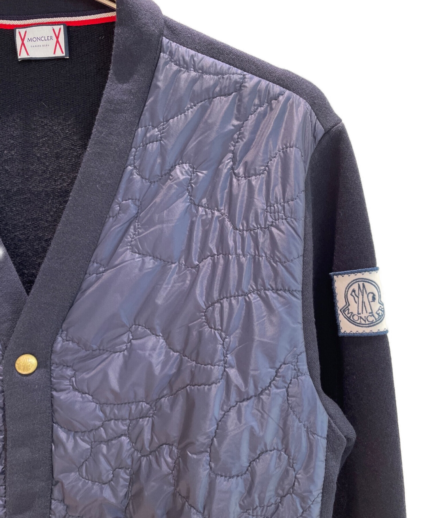 MONCLER GAMME BLEU タグ付き ニットタイ ネイビー