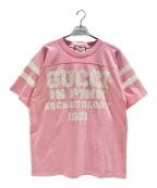 GUCCIグッチ）の古着「ESCHATOLOGY IN 1921半袖 Tシャツ」｜ピンク