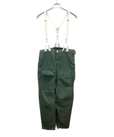 中古・古着通販】nagonstans (ナゴンスタンス) MILITARY CLOTH サスペンダーカーゴpants オリーブ サイズ:S｜ブランド・古着通販  トレファク公式【TREFAC FASHION】スマホサイト