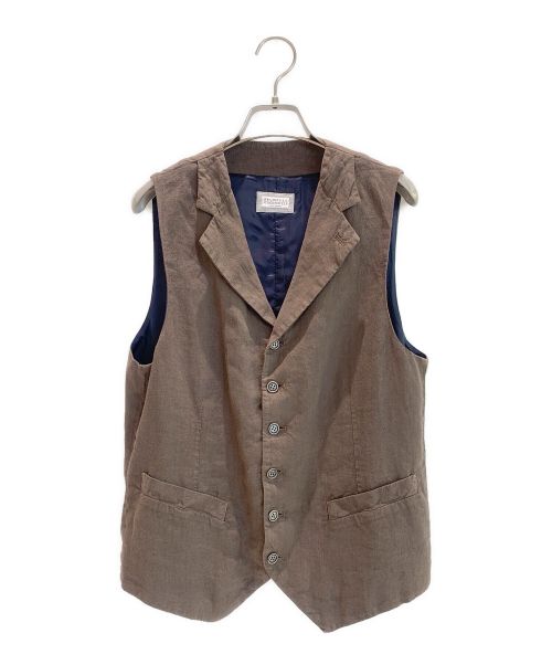 BRUNELLO CUCINELLI（ブルネロクチネリ）BRUNELLO CUCINELLI (ブルネロクチネリ) リネンジレ ブラウン サイズ:46の古着・服飾アイテム