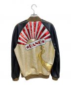Saint Laurent Parisサンローランパリ）の古着「BANG leather bomber jacket」｜ゴールド