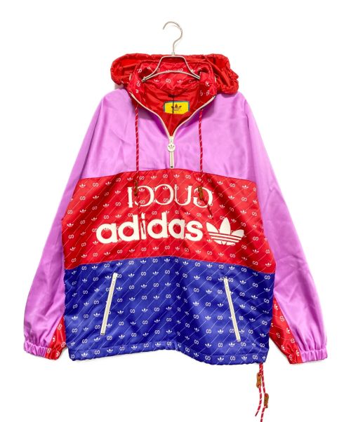 GUCCI（グッチ）GUCCI (グッチ) adidas (アディダス) アセテートジャケット マルチカラー サイズ:44の古着・服飾アイテム