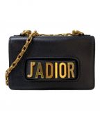 Christian Diorクリスチャン ディオール）の古着「ジャディオール ショルダーバッグ」｜ブラック×ゴールド