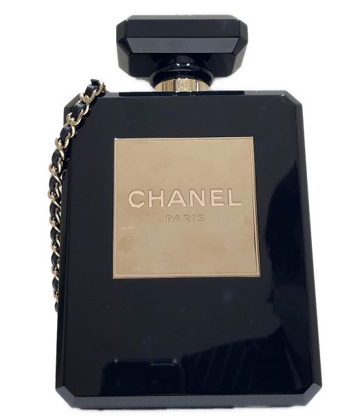 CHANEL（シャネル）CHANEL (シャネル) ココボトルチェーンショルダーバッグ ブラック×ゴールド サイズ:-の古着・服飾アイテム